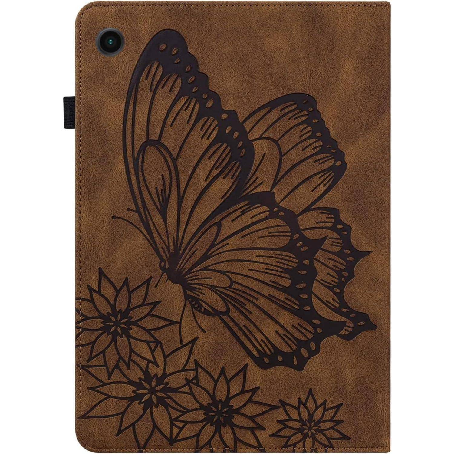 Schutzhülle Galaxy Tab A9 Plus 11 Zoll PU Leder Magnetisch Braun