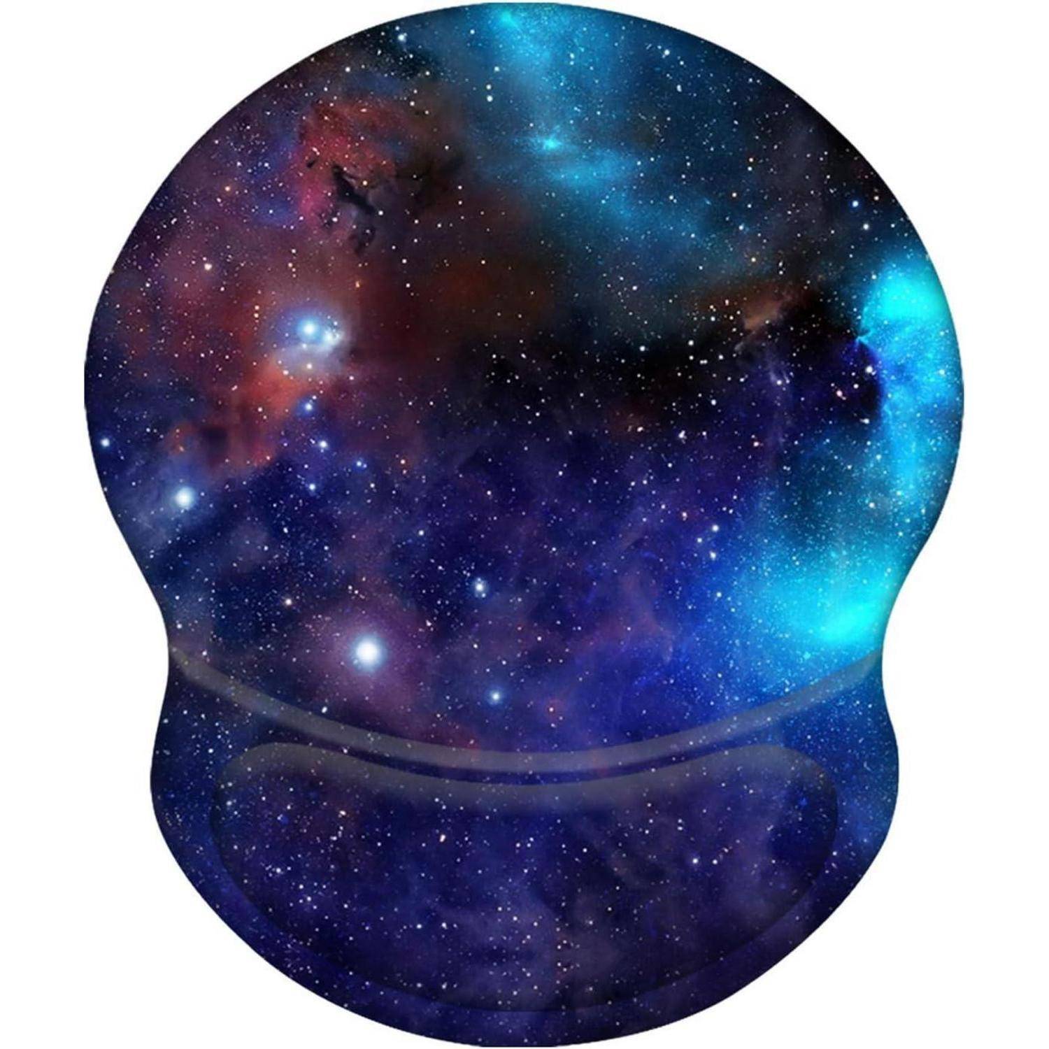 Mauspad Gelkissen Handgelenkauflage ergonomisch Galaxie DE-MA-310
