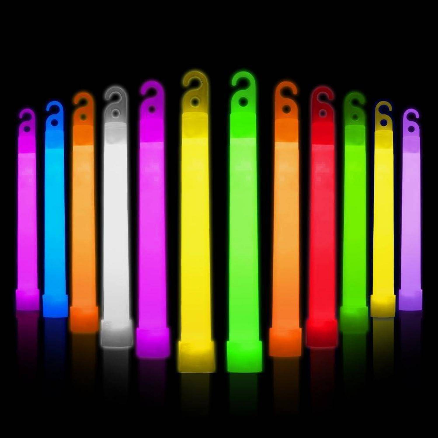 25 Premium Leuchtstäbe Gemischte Farben Glow Stäbe Weihnachten