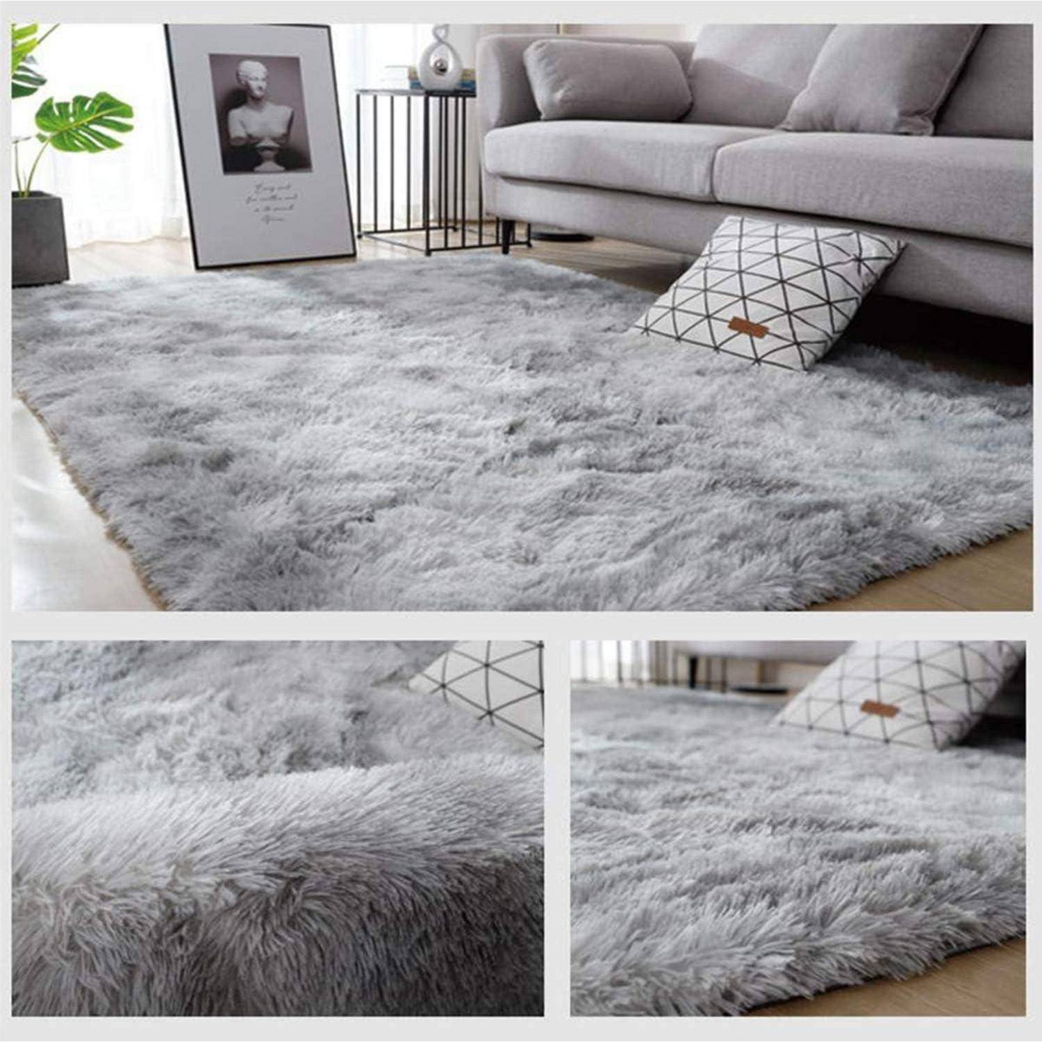 Hochflor Teppich Langflor Flauschig Schlafzimmer Wohnzimmer