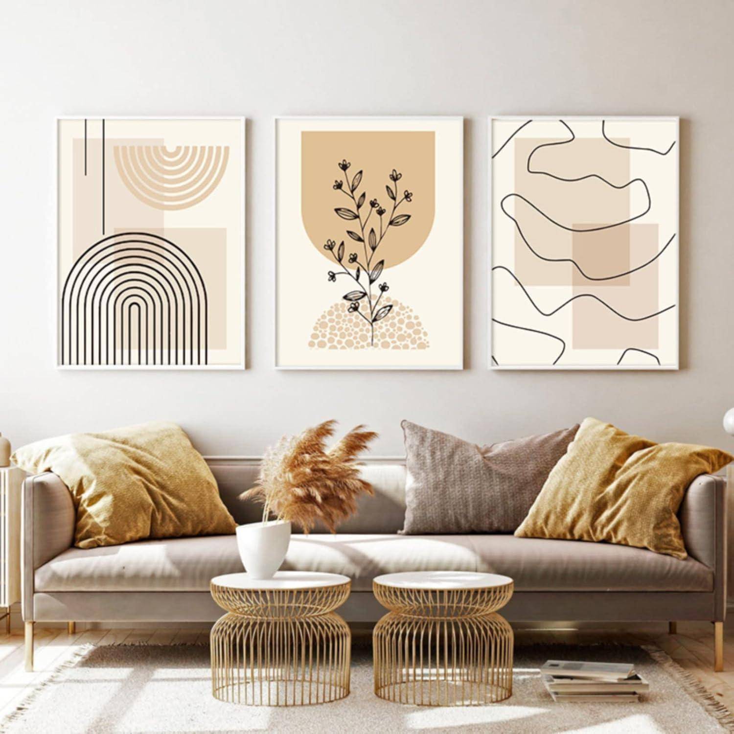 Poster 3er Wandbilder Boho Deko Wohnzimmer Schlafzimmer 21x30cm A