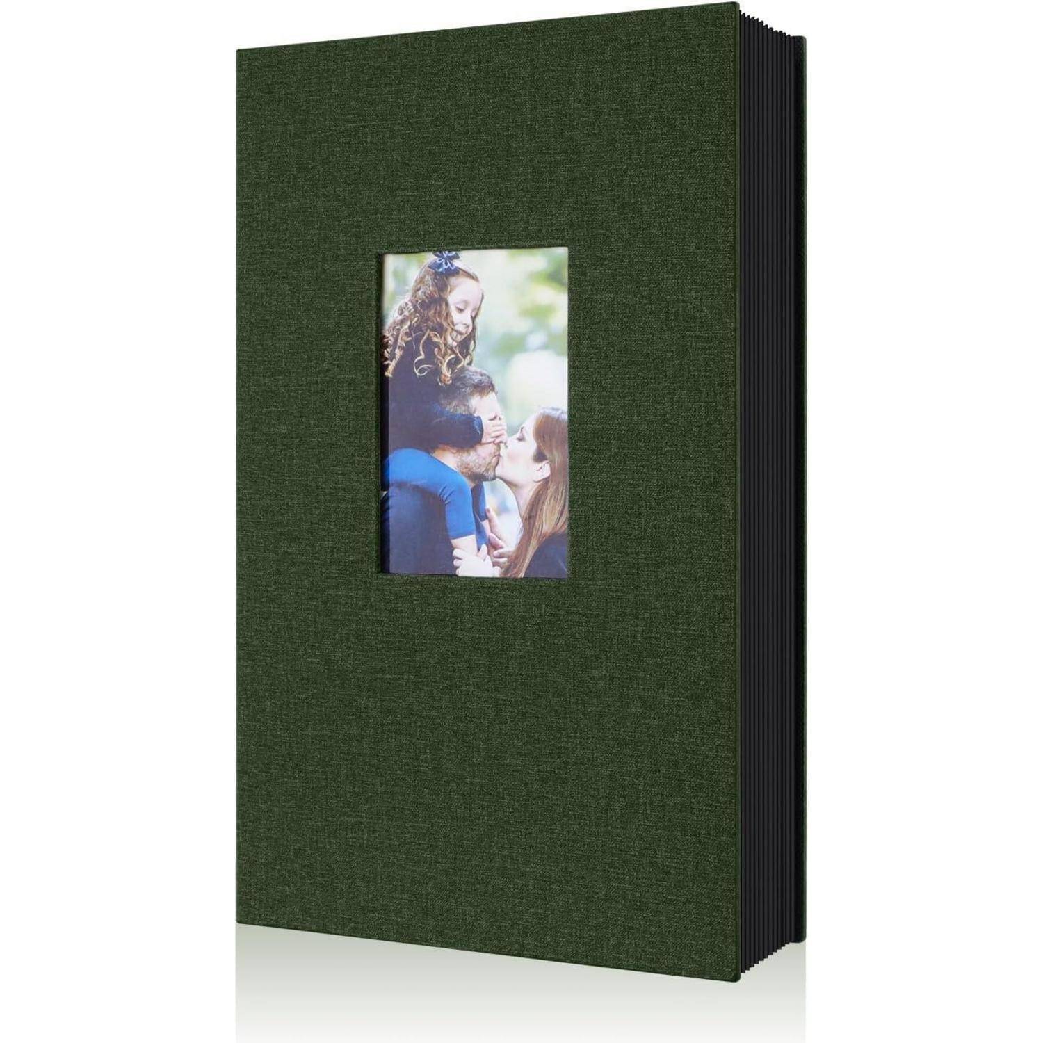 Fotoalbum 10x15 300 Taschen Einsteckalbum Querformat 300 Beutel Grün