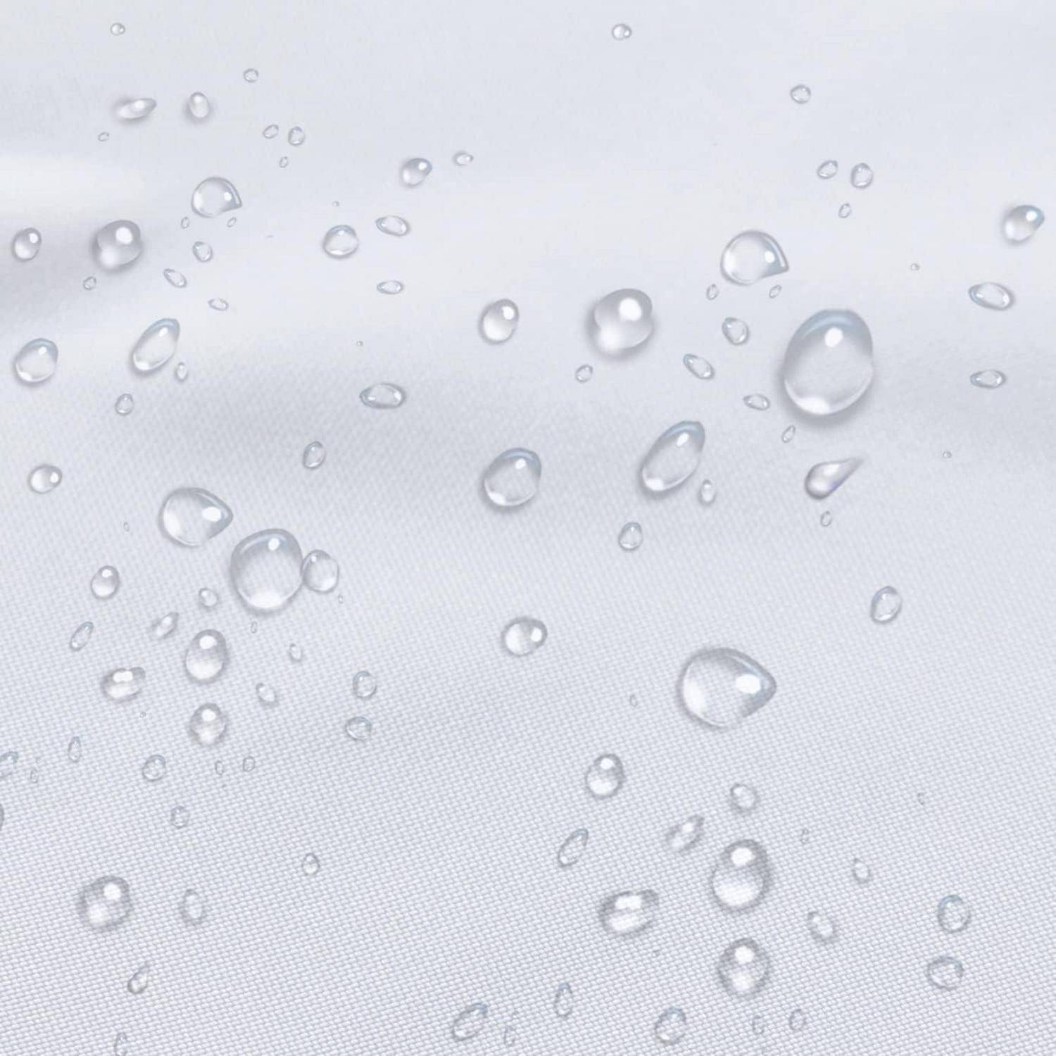 Schmaler Duschvorhang Polyester Stoff Wasserabweisend Waschbar