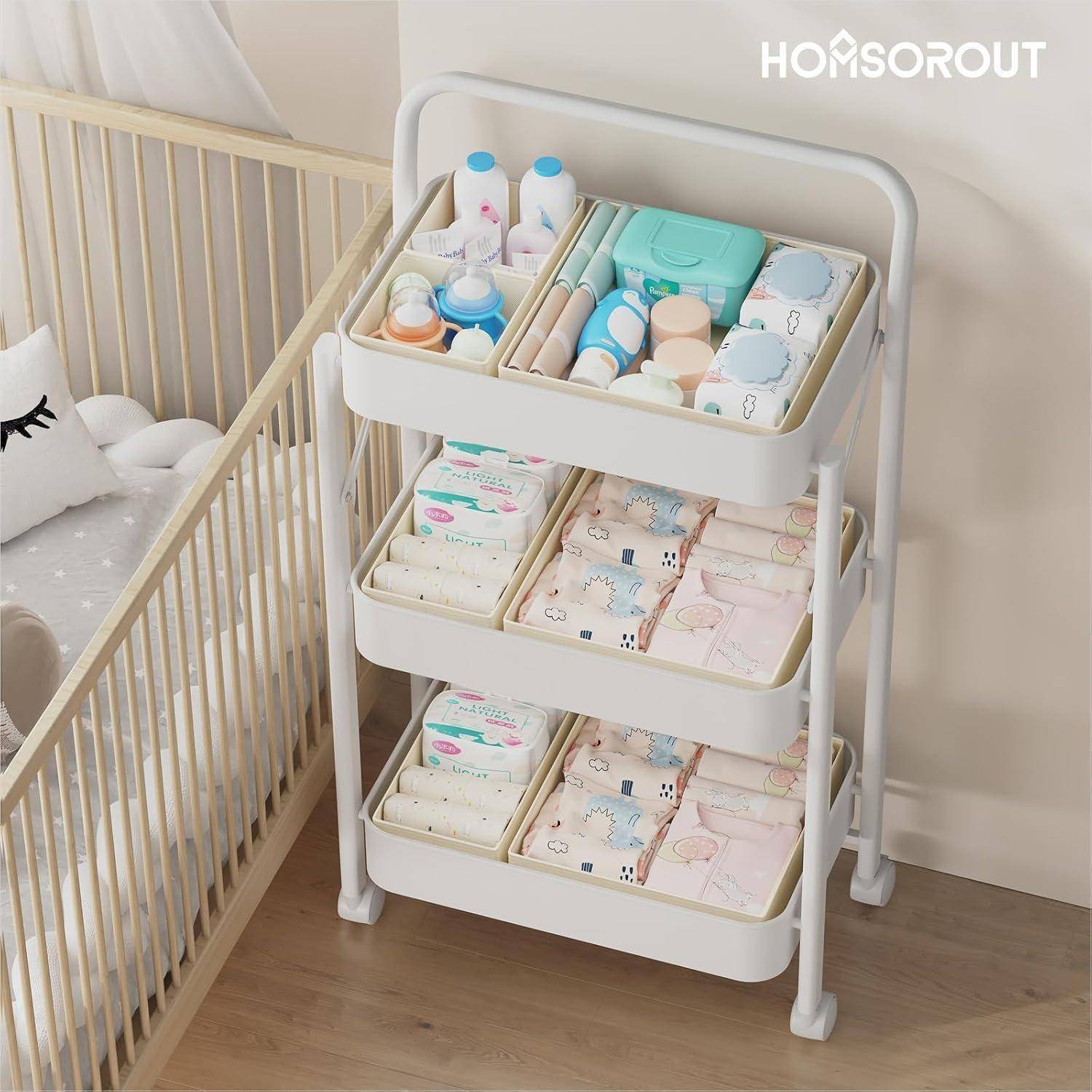 Schrank Organizer Aufbewahrungsbox Stoff Unterwäsche 15 Stück Weiß