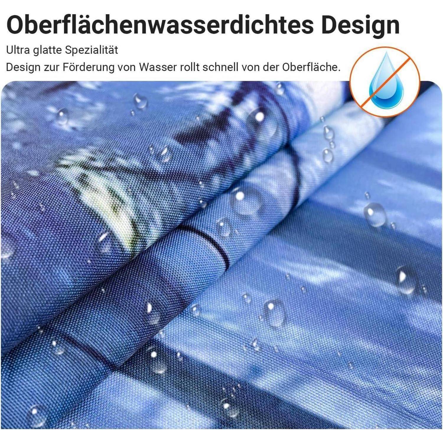 Duschvorhang 120x200 wasserabweisend Wald Sunshine Forest 120 x 200 cm