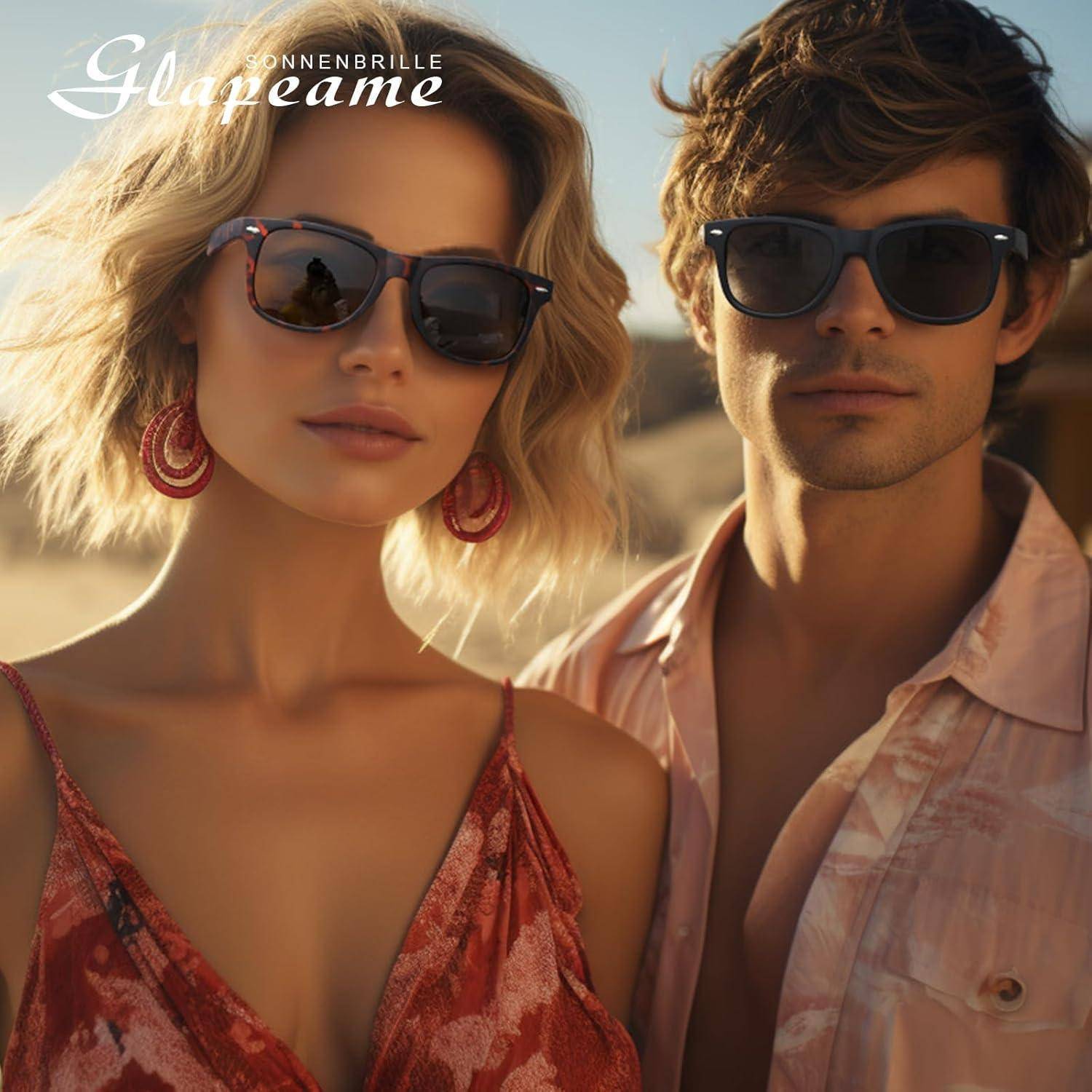 Sonnenbrille Polarisiert Herren Damen UV400 Dark Brown dark Brown