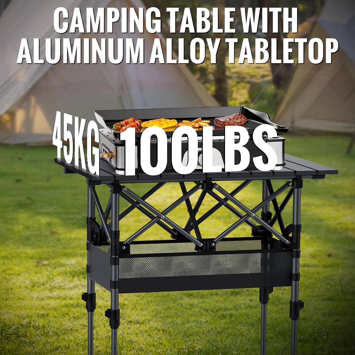 Campingtisch klappbar 64 x 40 x [44 70] cm