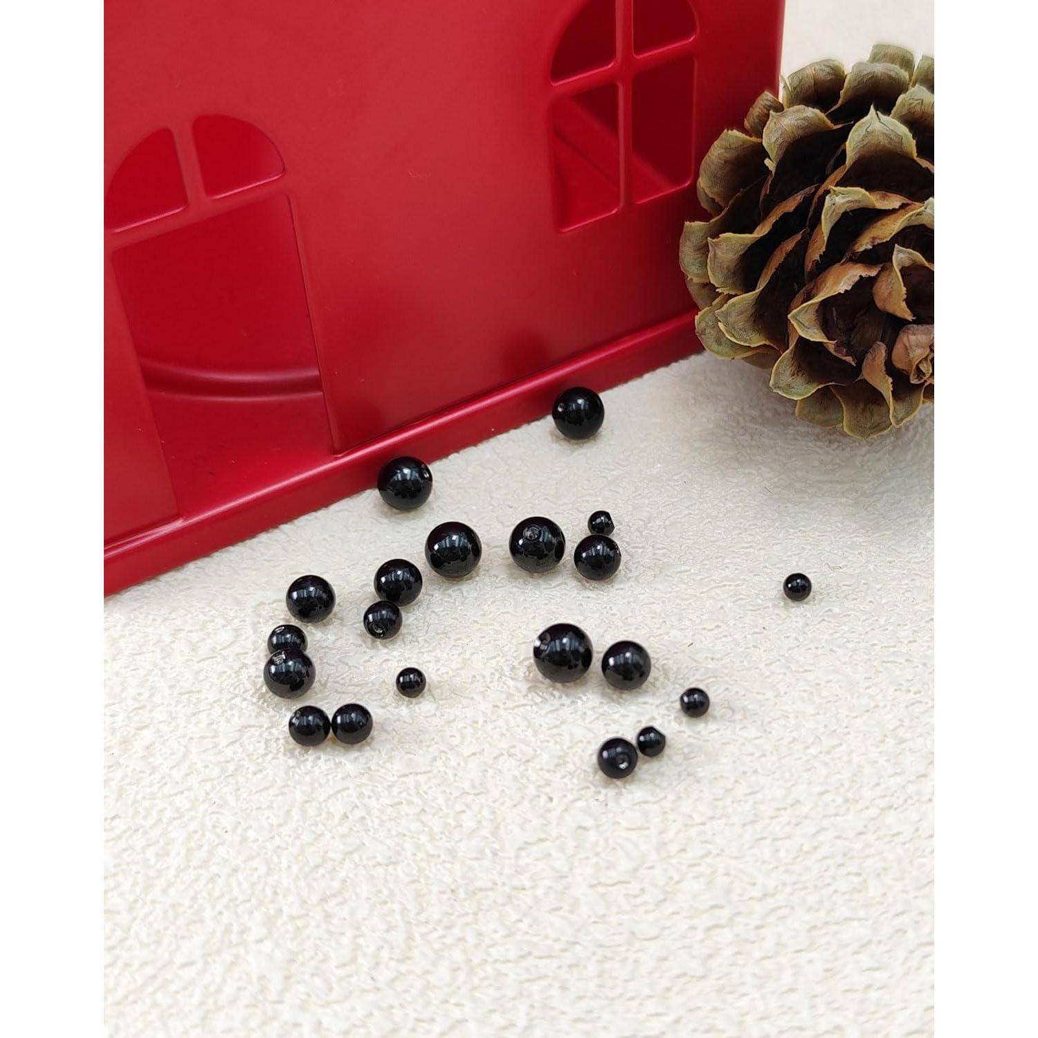 Piercing Kugeln Silber 1,2mm 1,6mm 3mm Nase Lippe Schwarz