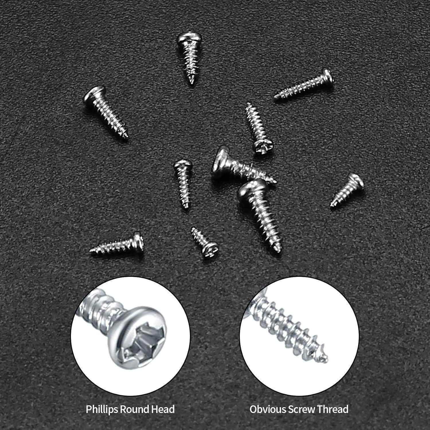 Schraubenset 1200 Stück Mini M1 M1.2 M1.4 M1.7 Rundkopf