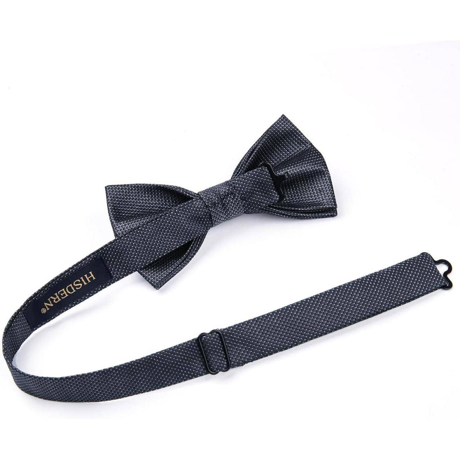 Fliege vorgebundene Herren Einstecktuch Smoking Hochzeit A2-taupe