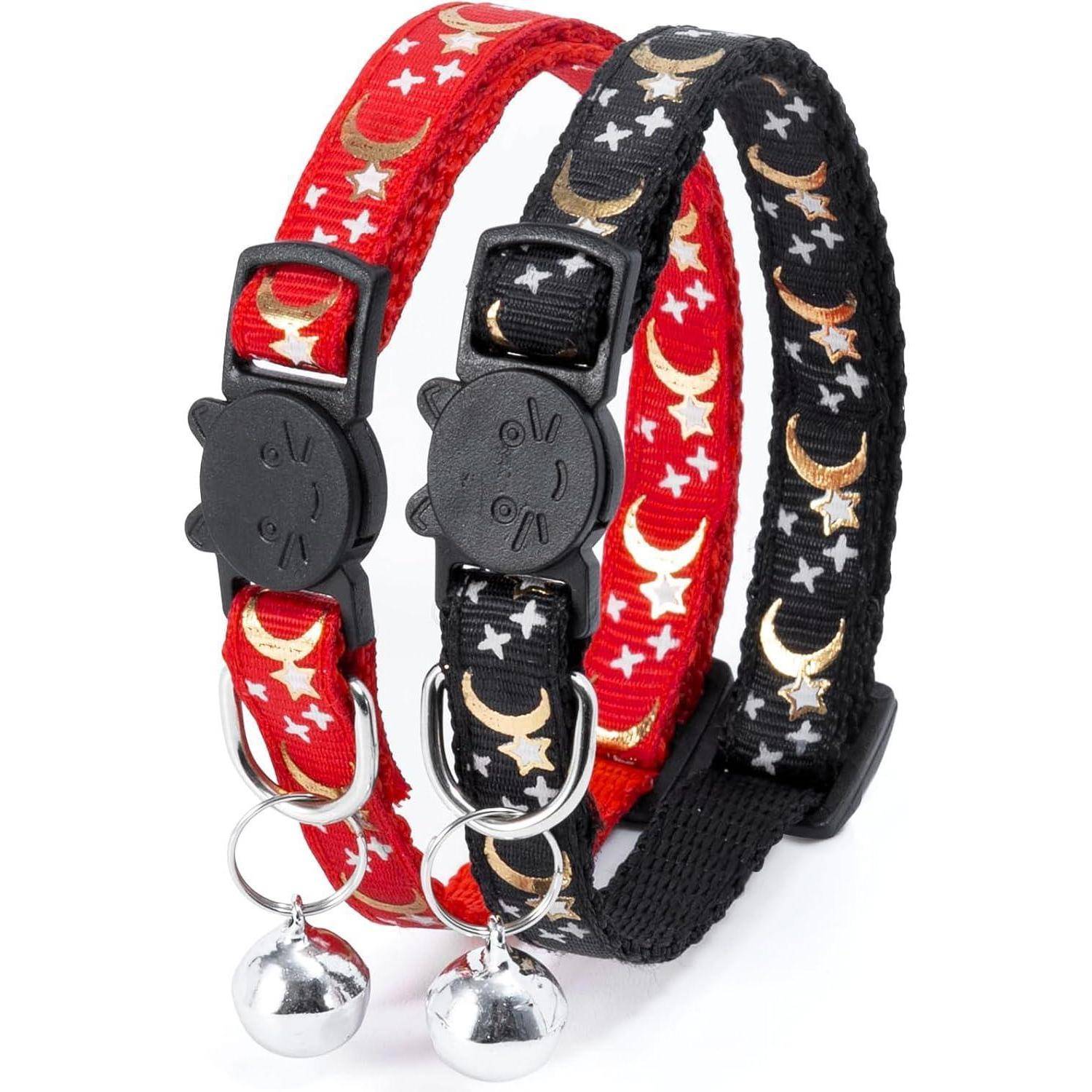 Katzenhalsband Glöckchen Schnellverschluss Verstellbar Kätzchen