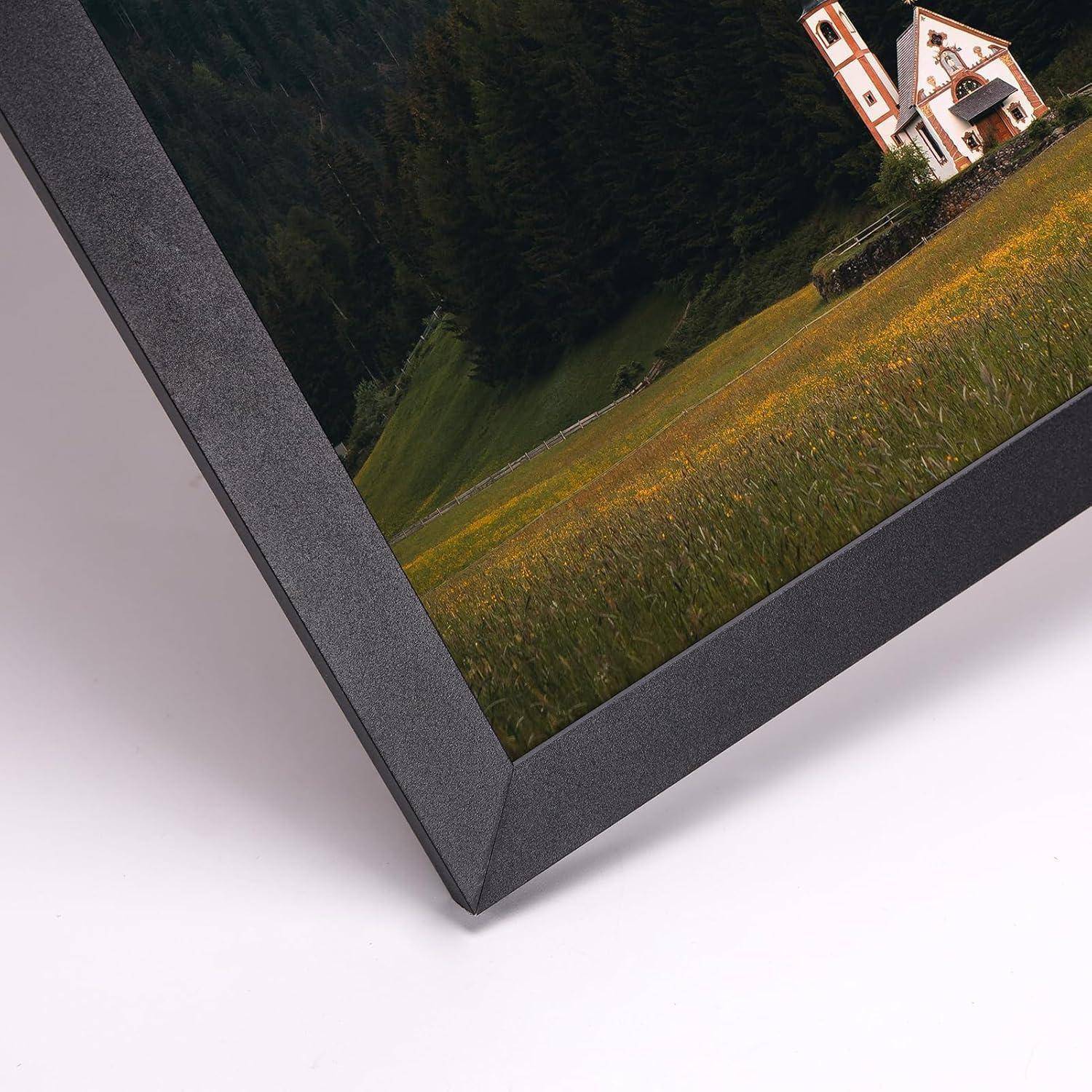 Bilderrahmen Aluminiumrahmen Fotos Zertifikate Poster 40x60cm Schwarz