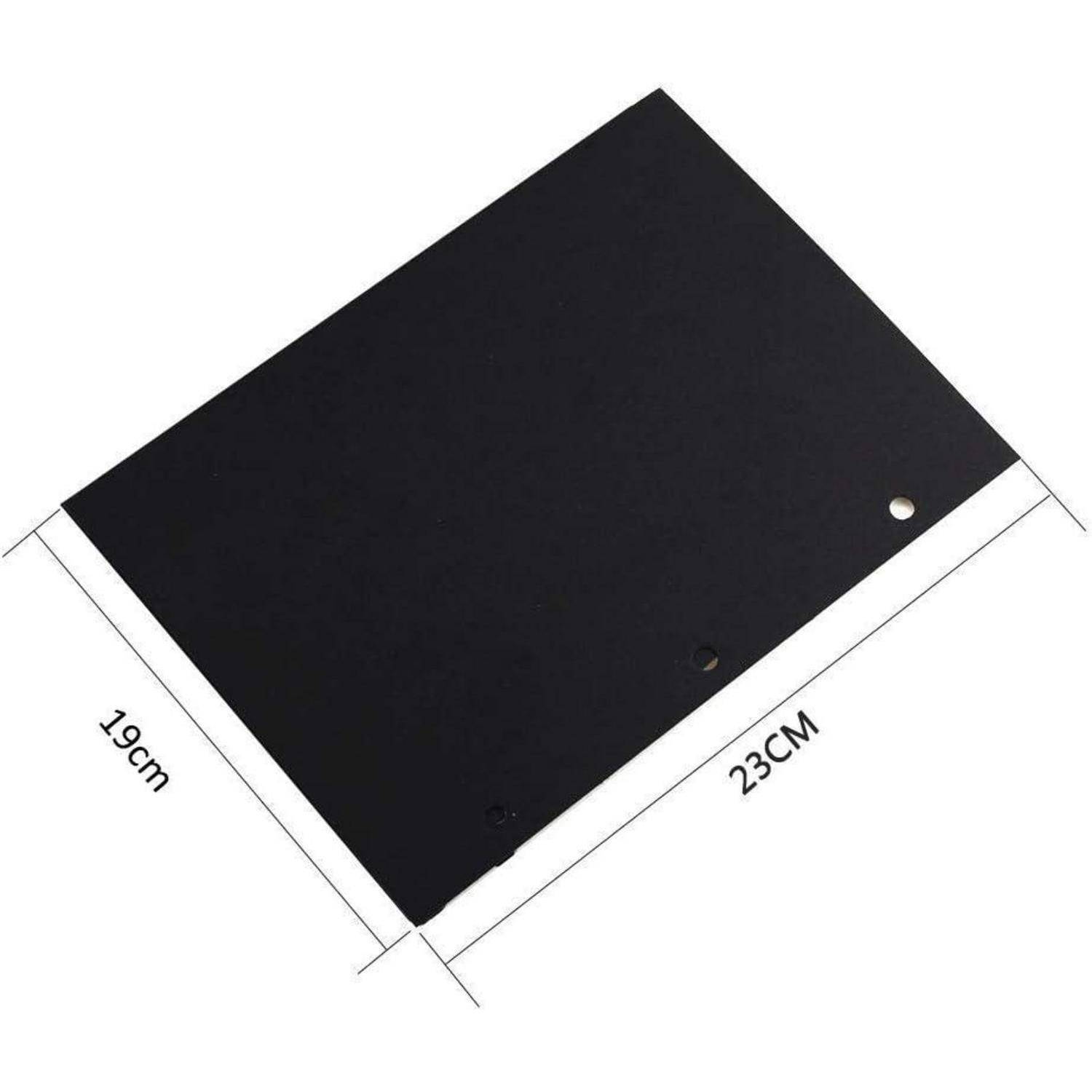 Fotoalbum Schwarze Seiten 23x19cm Medium Schwarze Ersatzseite 20 Blatt