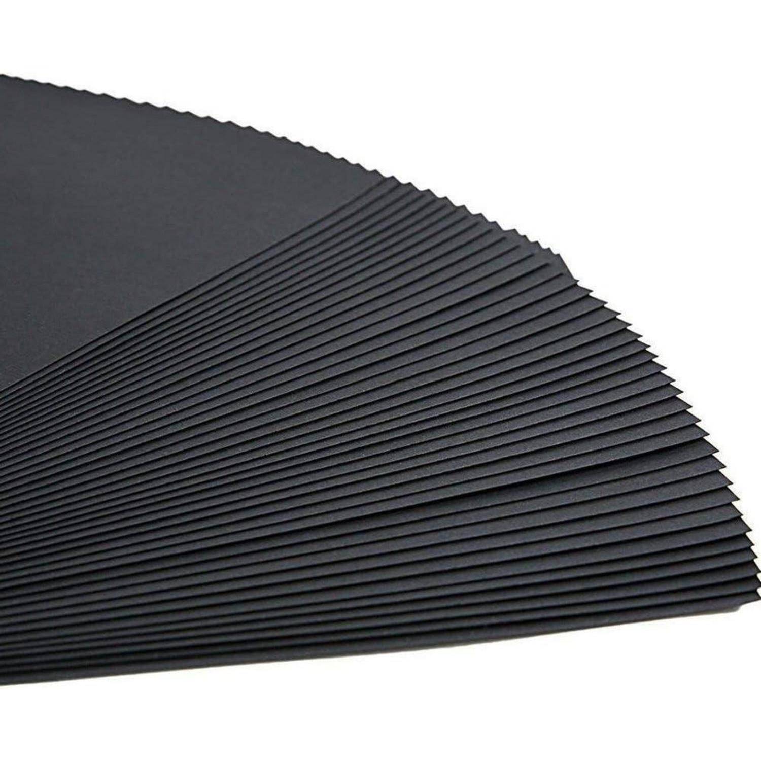 Fotoalbum Schwarze Seiten 23x19cm Medium Schwarze Ersatzseite 20 Blatt