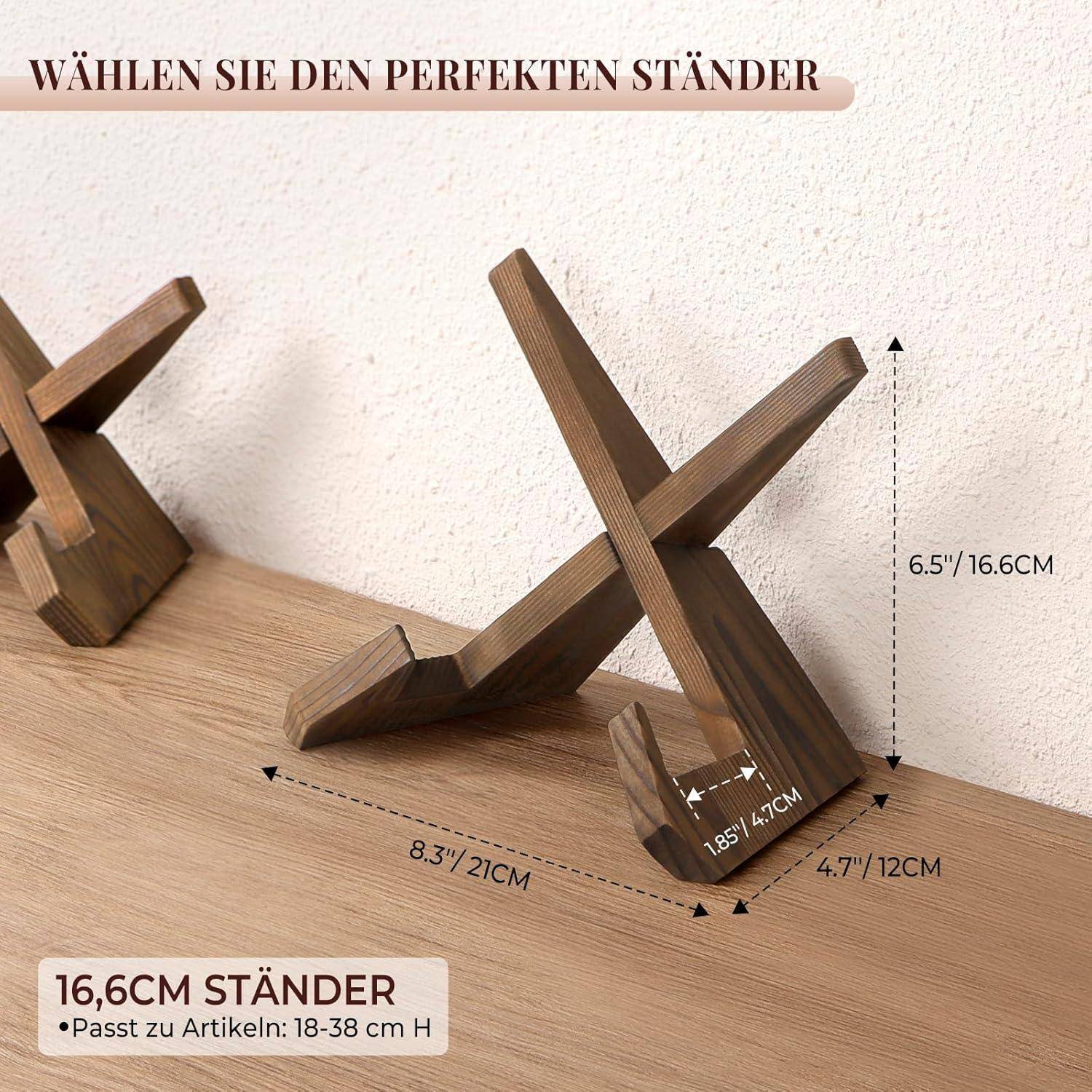 Tellerständer Tellerhalter Bilderrahmen Halterung Deko 16,6 cm 3 Stück