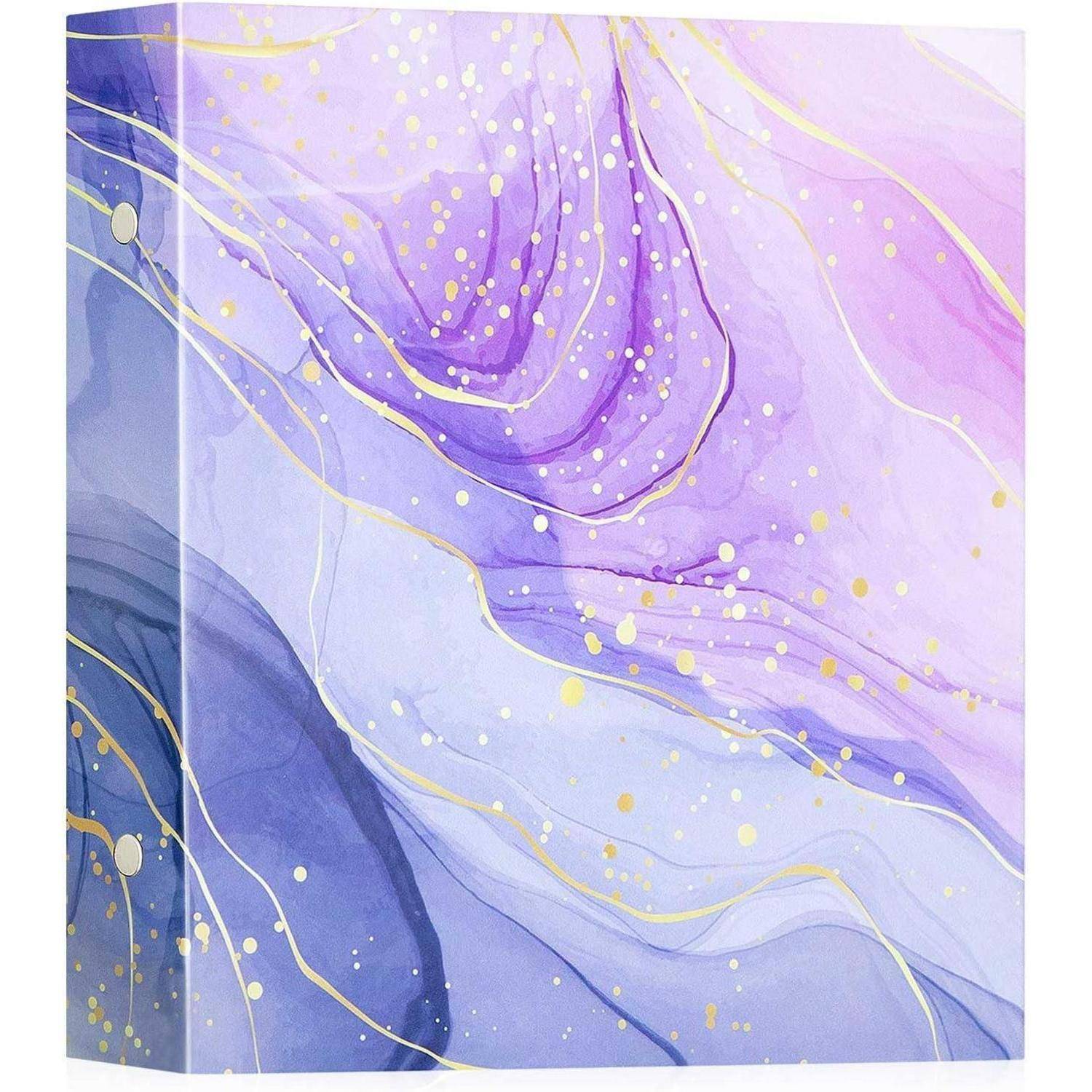 Fotoalbum 10x15 cm 1000 Taschen Hardcover 1000 Fotos Violettes Gold