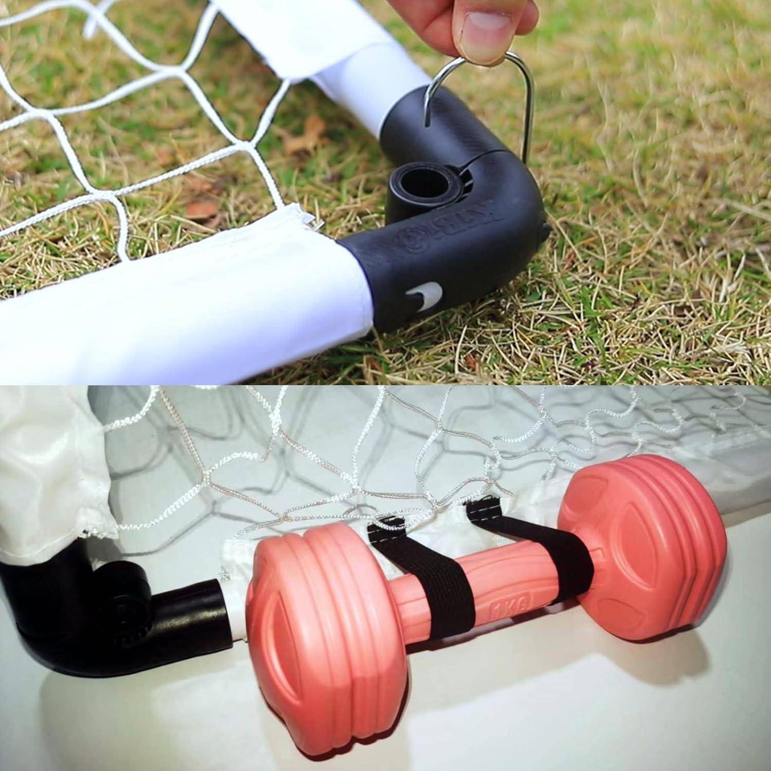 Fußballtor Klappbar Mini Kinder 60x45cm 115x80cm weiß tor+ fußball