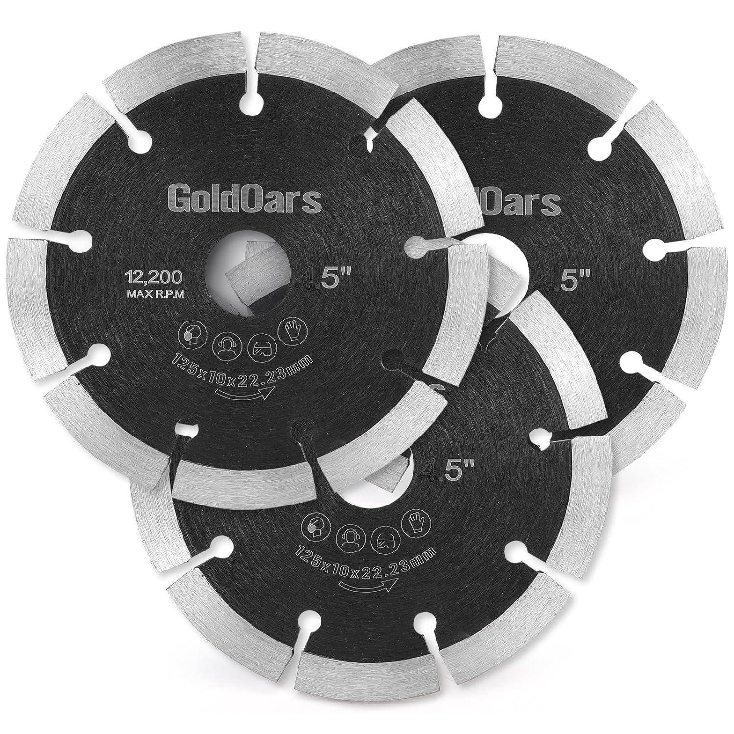 Diamanttrennscheibe 125 mm 3er Pack ultradünn für Winkelschleifer