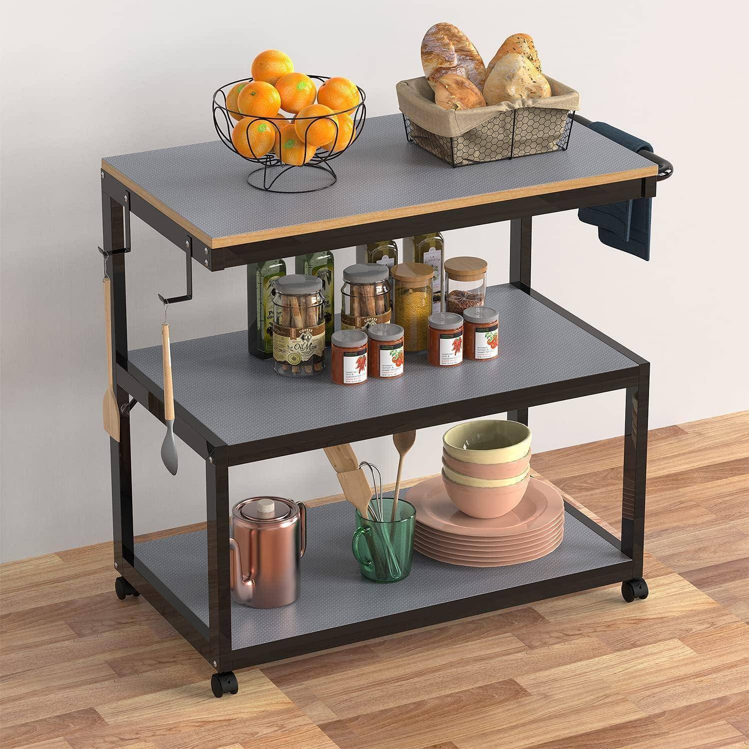 Schubladenmatte Antirutschmatte EVA schneidbar 45B x 400L cm Grau-2