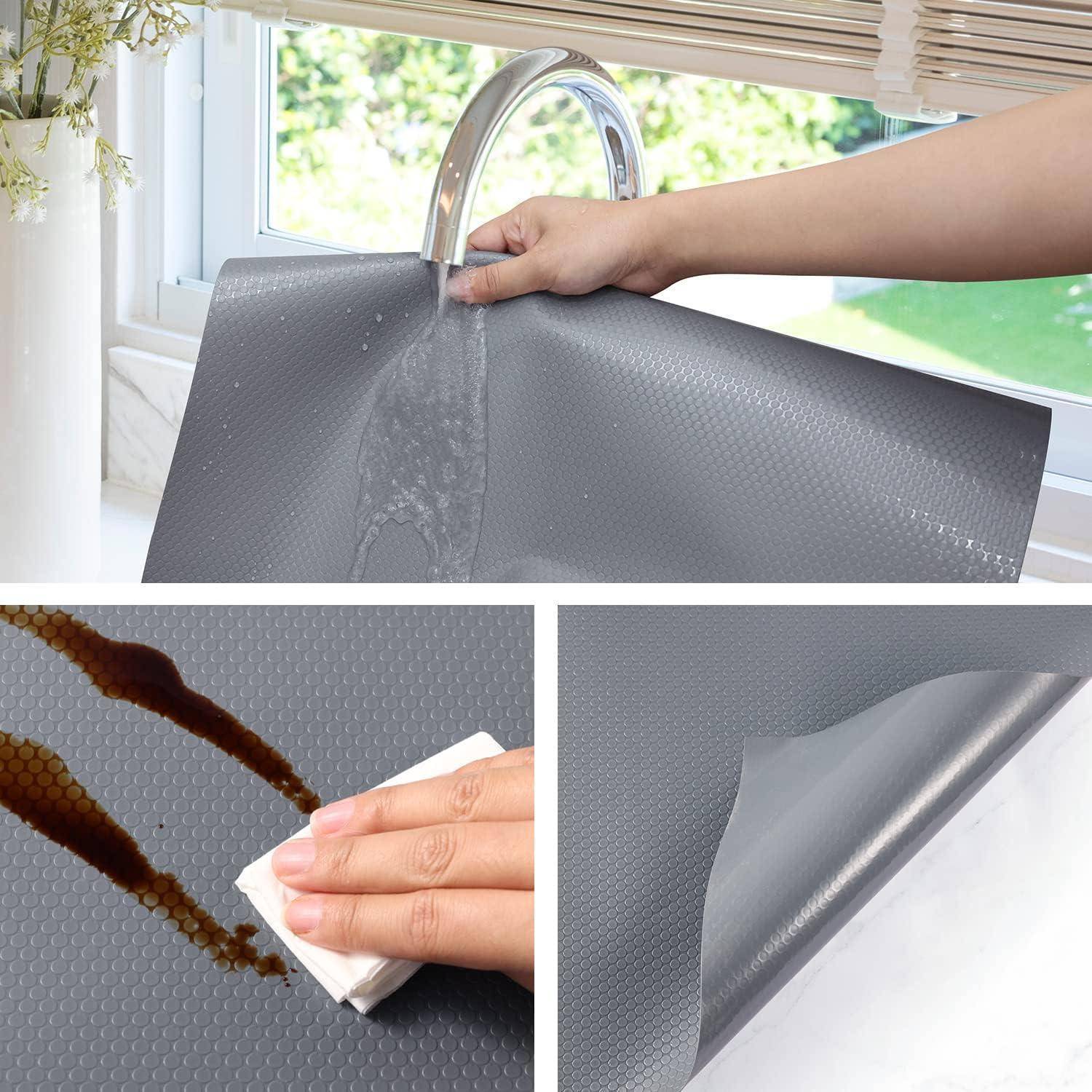 Schubladenmatte Antirutsch EVA Schneidbar 60B x 600L cm Grau 2