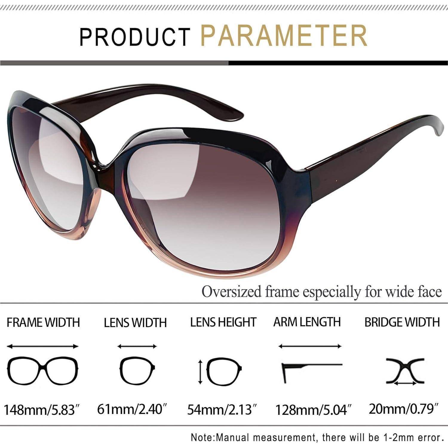 Sonnenbrille Damen Polarisiert B13-mode Braun Hellbraun Wie die Bilder
