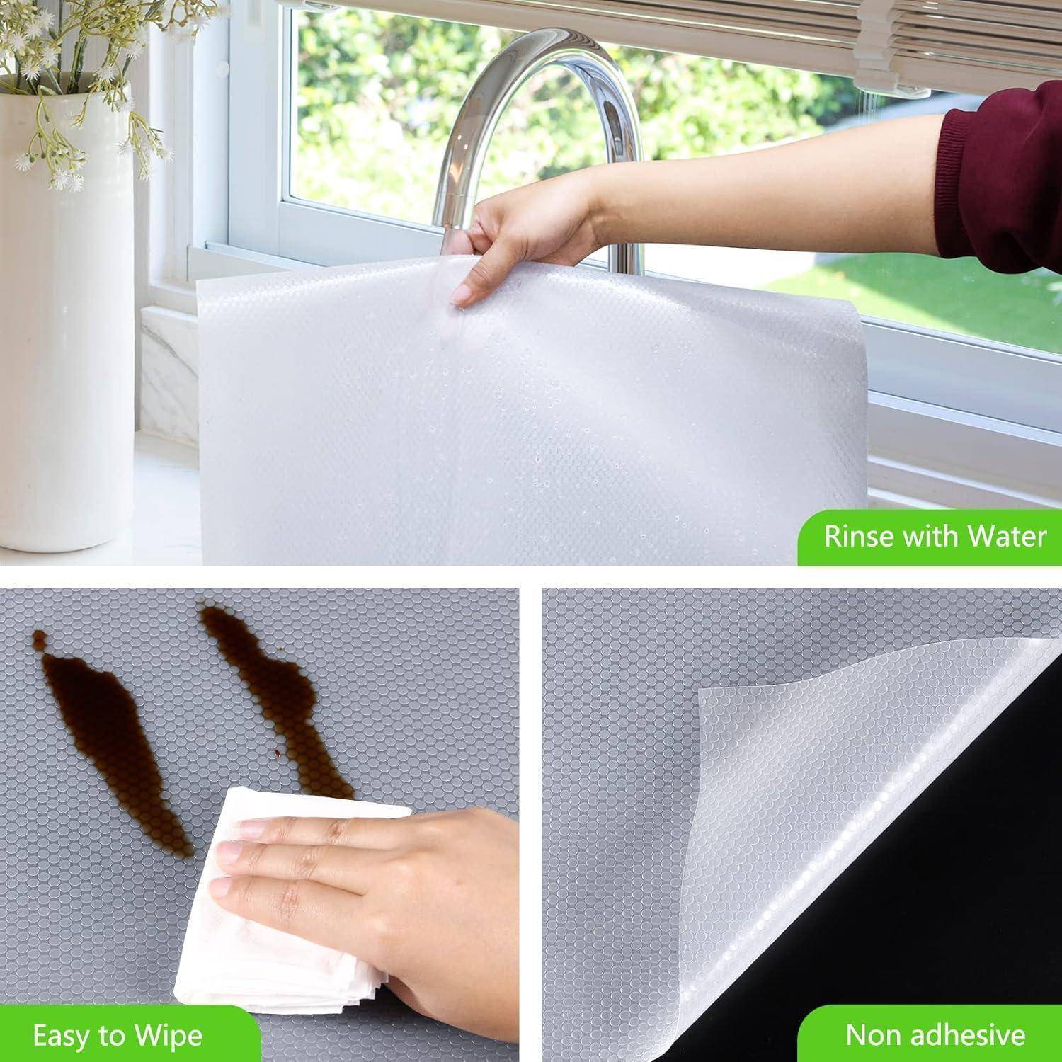 Schubladenmatte Antirutsch EVA Wasserdicht 30B x 600L cm Transparent-2