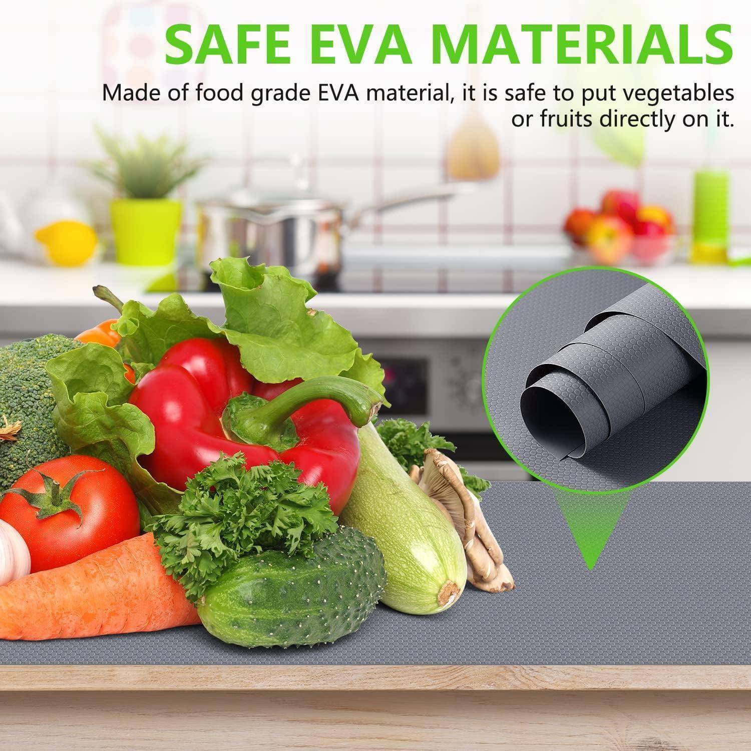 Schubladenmatte Antirutsch EVA Schneidbar 60B x 600L cm Grau 2