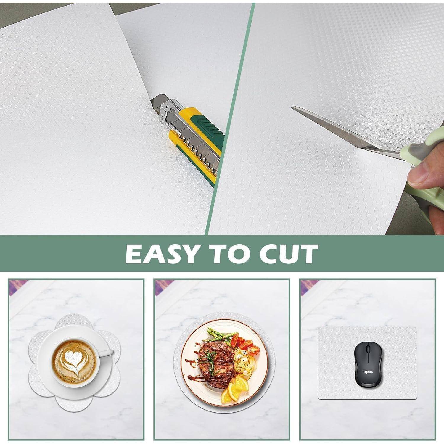 Schubladenmatte EVA wasserdicht antirutsch Weiß 60B x 600L cm