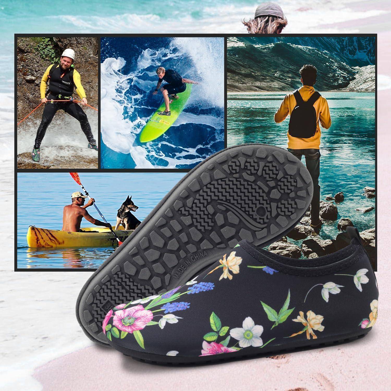 Wasserschuhe Herren Badeschuhe Aquaschuhe 40 41 EU 38 Hyacinth