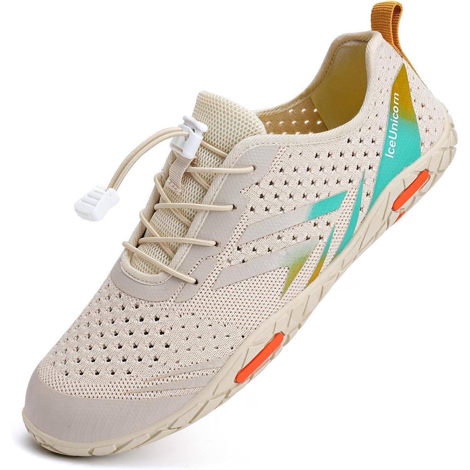 Strandschuhe Badeschuhe Aquaschuhe Damen Herren 42 EU Beige Orange