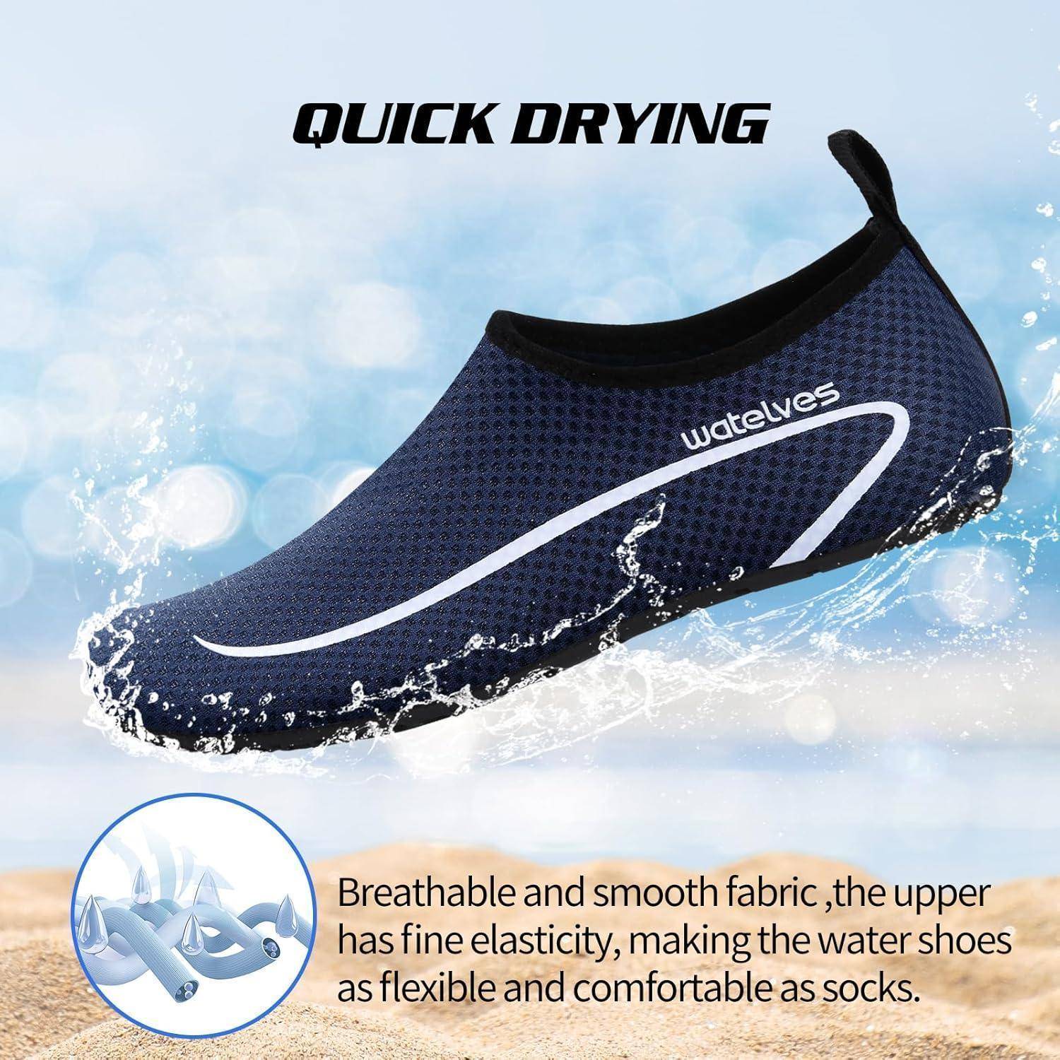 Wasserschuhe Aquaschuhe Damen Herren 44 45 EU A Linie Dunkelblaue