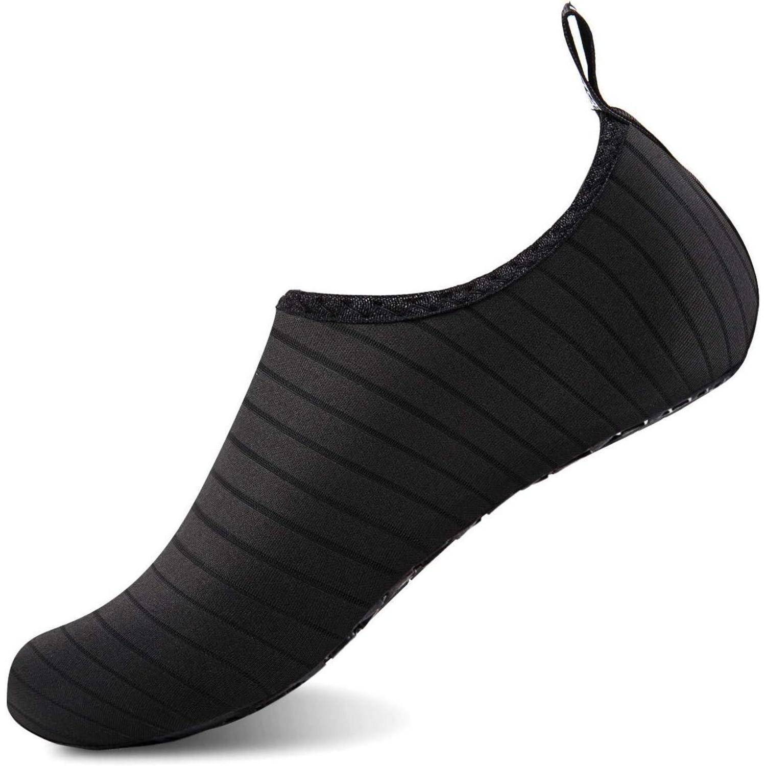 Badeschuhe Damen Herren Strandschuhe Aquaschuhe 40 41 EU Schwarz