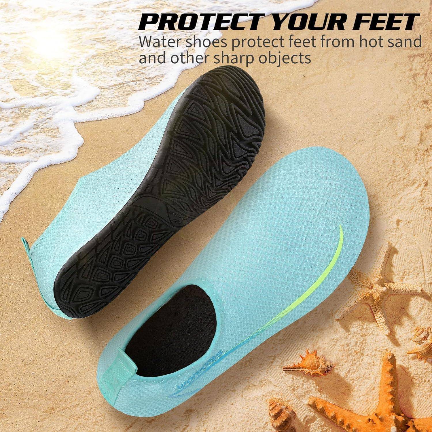 Wasserschuhe Badeschuhe Aquaschuhe 38 39 EU A Himmelblau