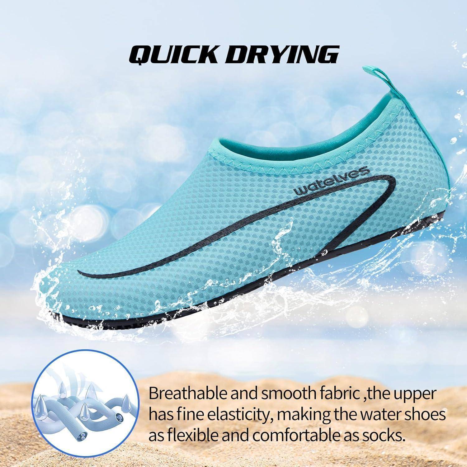 Wasserschuhe Aquaschuhe Badeschuhe 38 39 EU A Linie Blau Grün