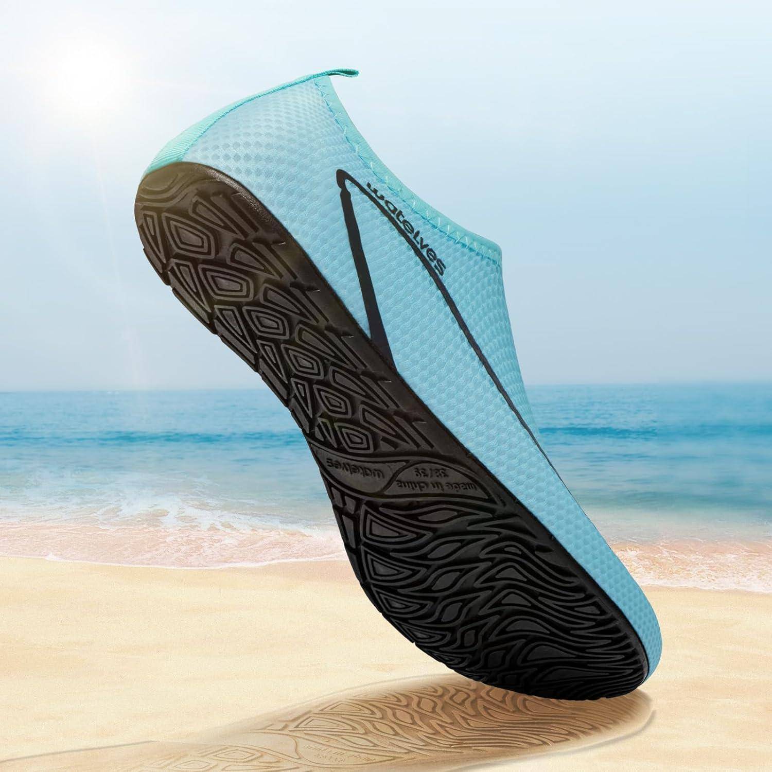 Wasserschuhe Aquaschuhe Badeschuhe 38 39 EU A Linie Blau Grün