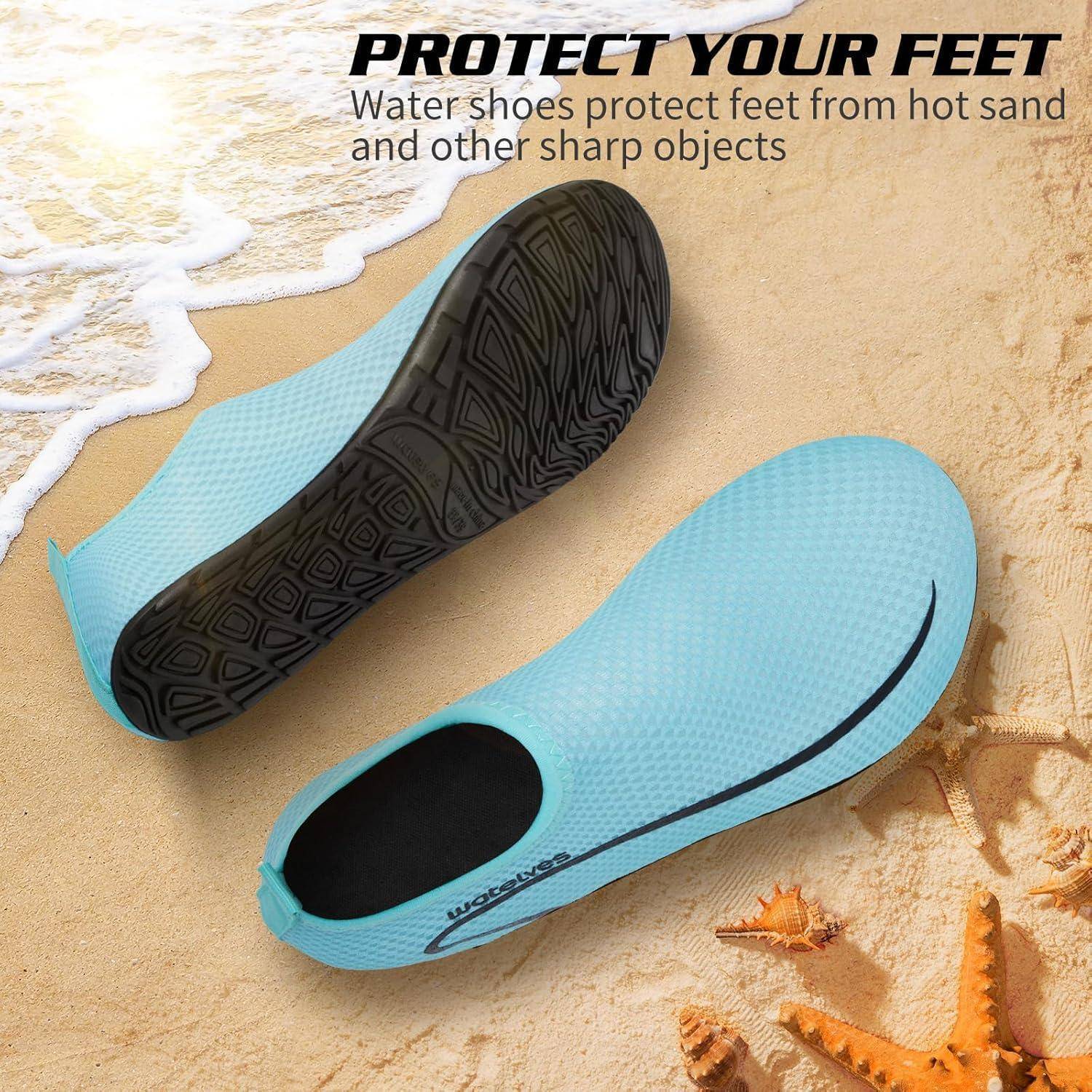 Wasserschuhe Aquaschuhe Badeschuhe 38 39 EU A Linie Blau Grün