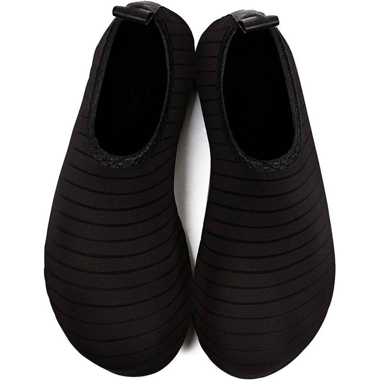 Wasserschuhe Herren Damen Aquaschuhe Badeschuhe 40 41 EU 25 Schwarz