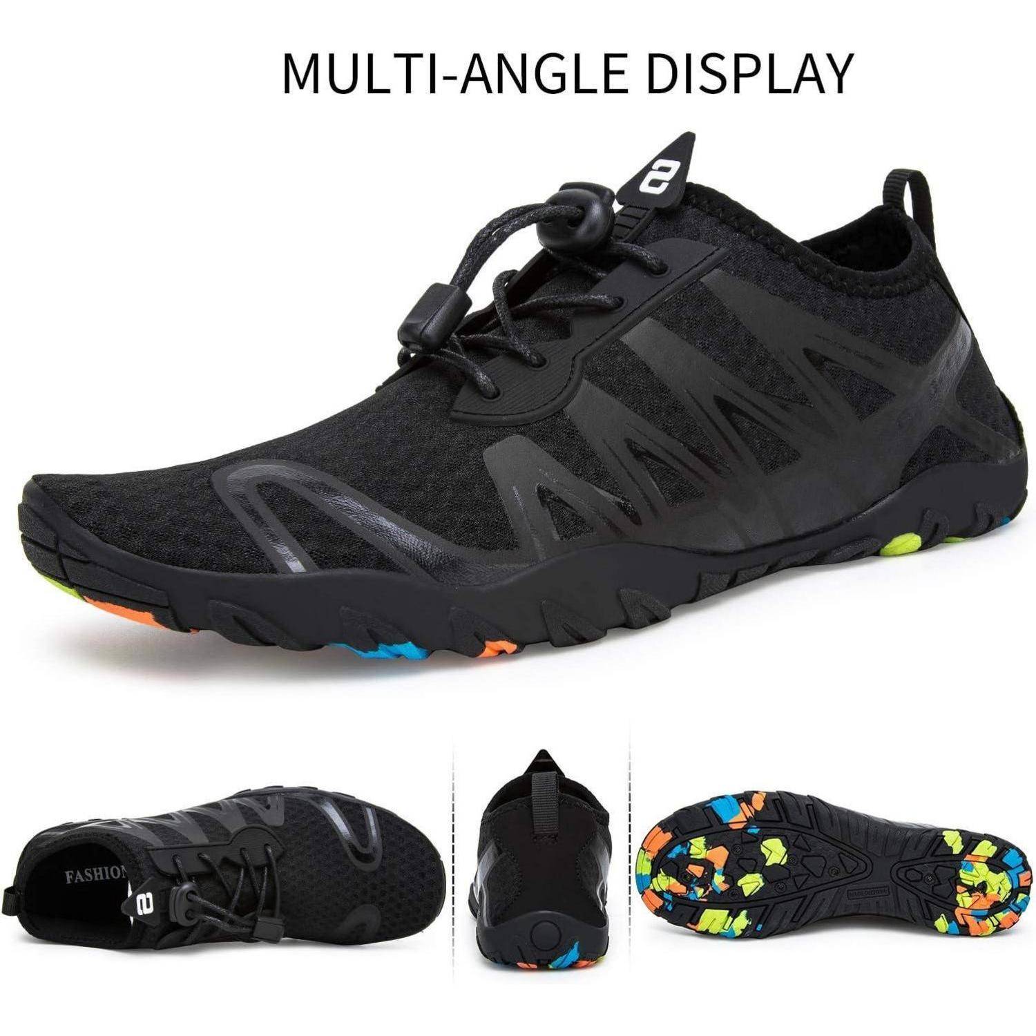 Strandschuhe Wasserschuhe Barfußschuhe rutschfest 41 EU S901 Schwarz