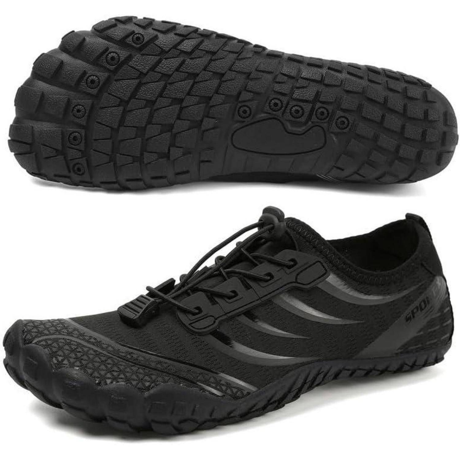 Barfußschuhe Herren Damen Wasserschuhe Aquaschuhe 40 EU Schwarz