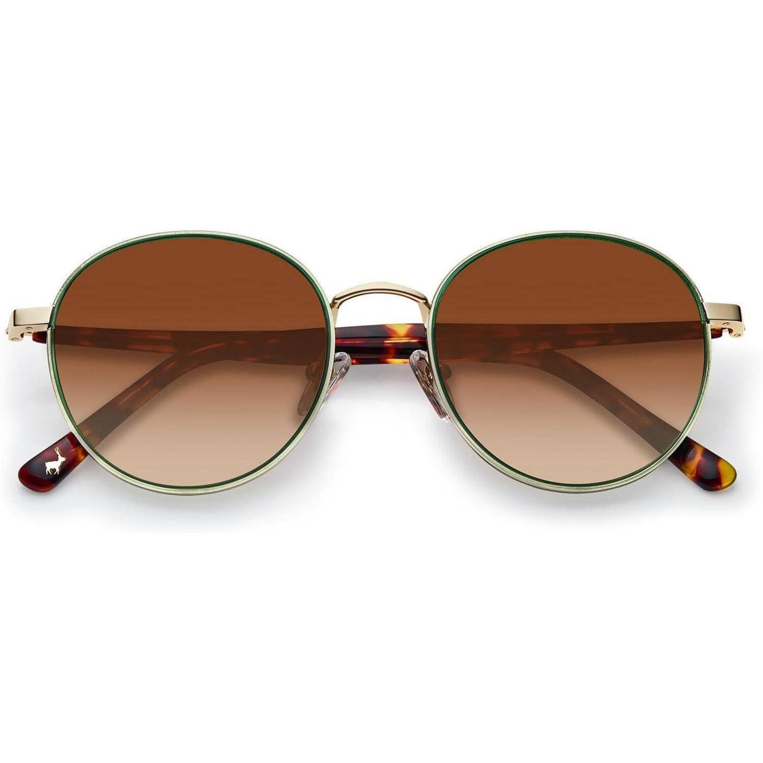 Sonnenbrille Damen Polarisiert UV Schutz V5-farbverlauf Braun