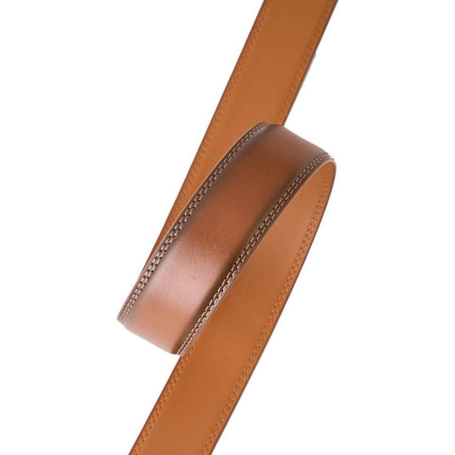 Ledergürtel Herren 35mm Braun-02 Taille 34W-37W=Länge 110cm