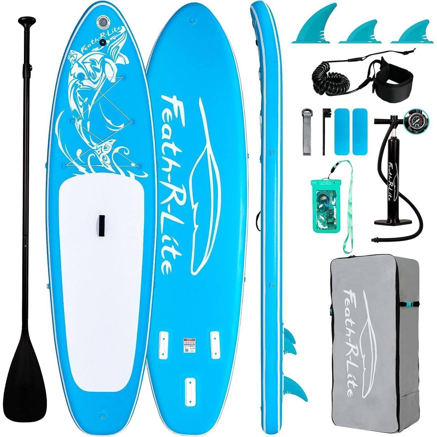 SUP Board Erwachsene Paddel Tasche Pumpe Blue R