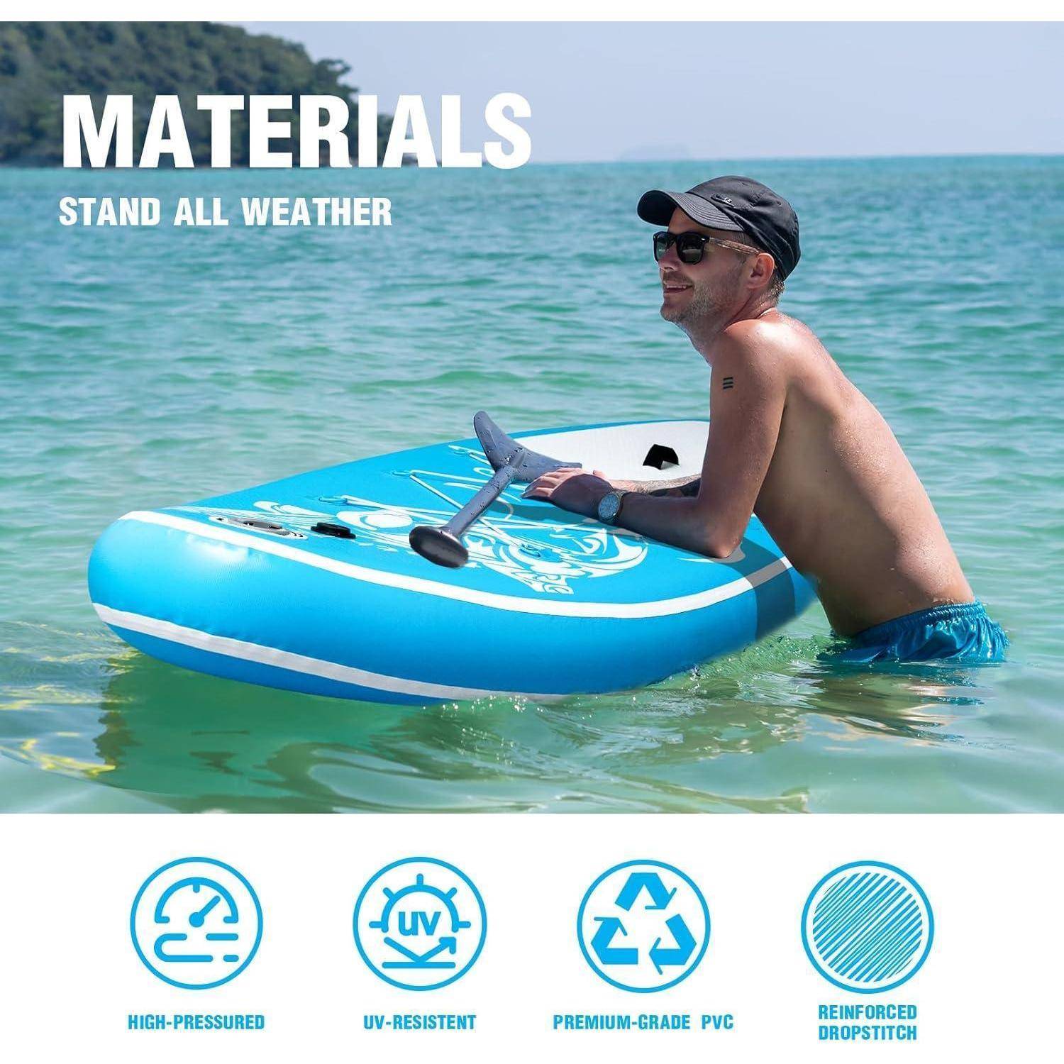 SUP Board Erwachsene Paddel Tasche Pumpe Blue R
