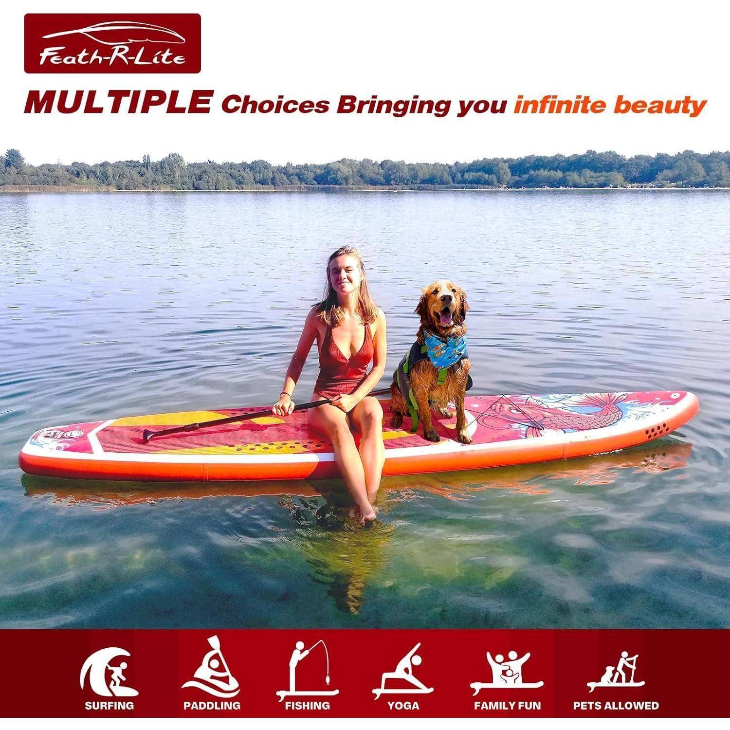 SUP Board aufblasbar 10 11 2 Personen Zubehör 11'6 KOI ELITE ROT