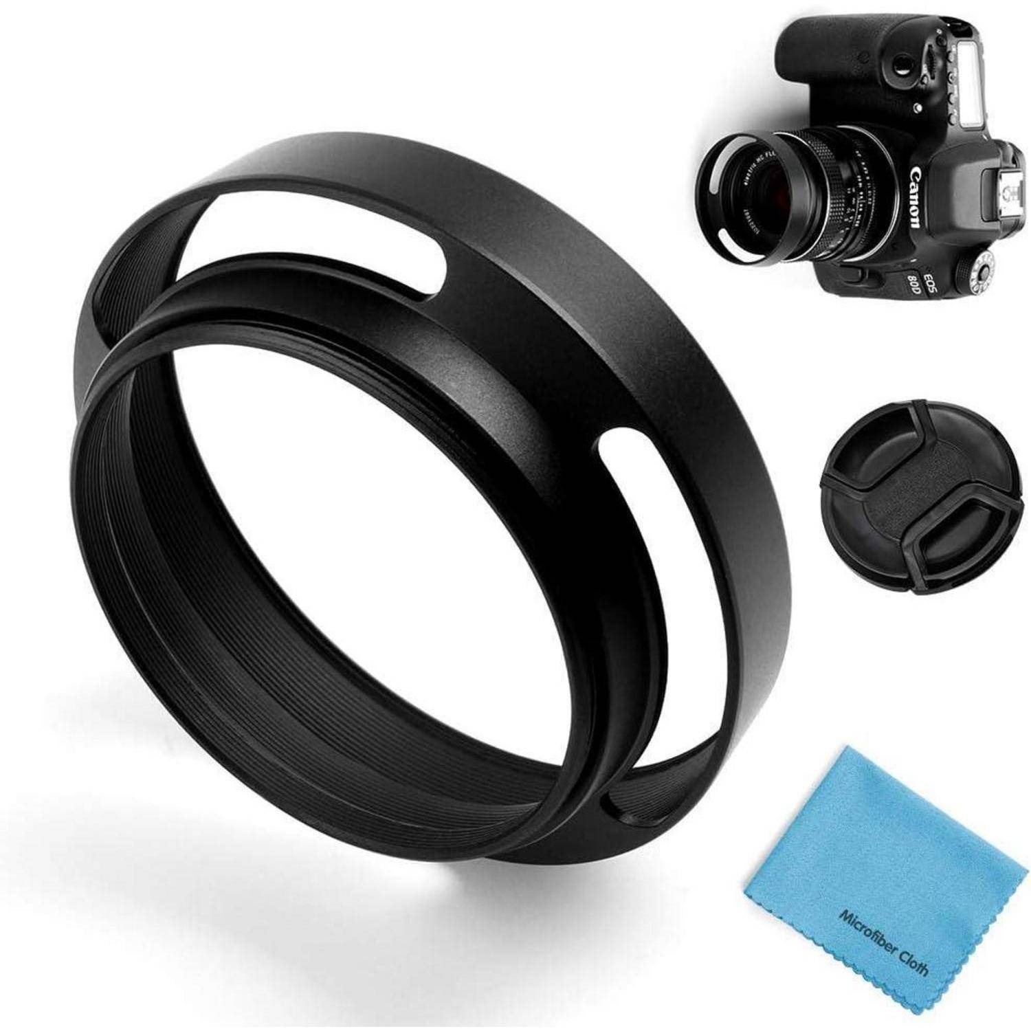 39mm Hohl Metall Gegenlichtblende Streulichtblende für Canon Nikon