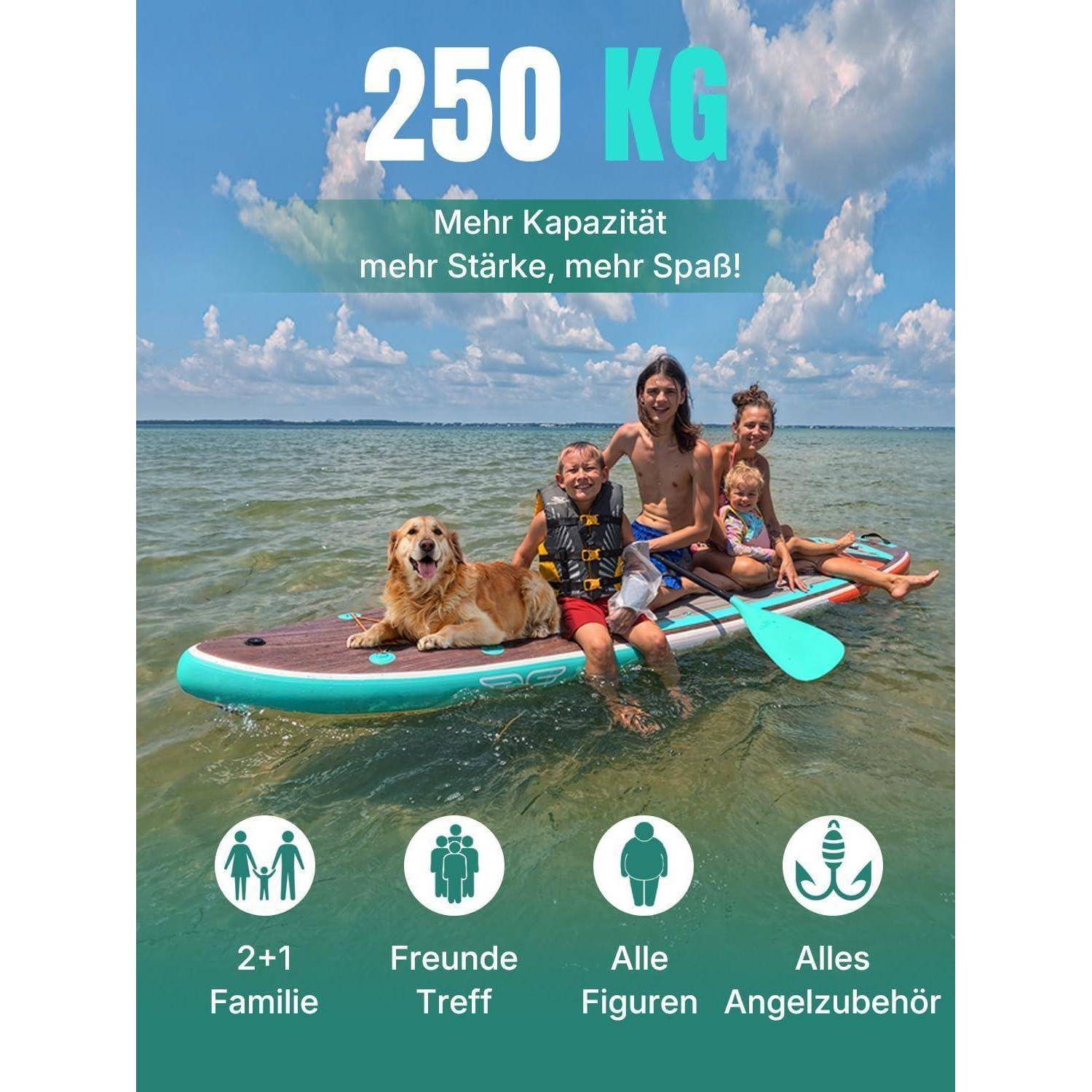Stand Up Paddle Board Familien Coastal Tide mit dem Balanceflügel