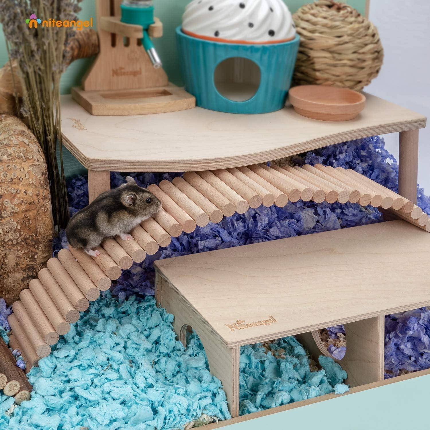 Hängebrücke Hamster Kletterleiter Spielzeug Zwerghamster 25.6L x 3W