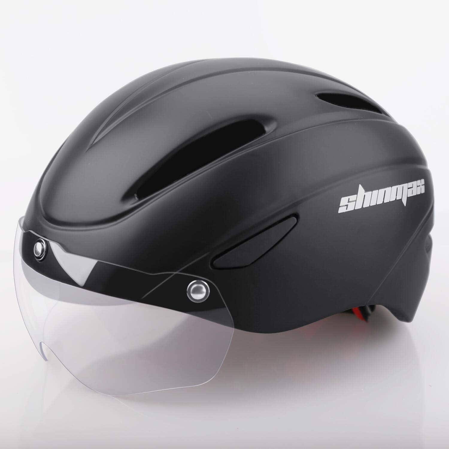 Fahrradhelm Visier abnehmbar magnetisch Rennrad MTB Transparent Visier