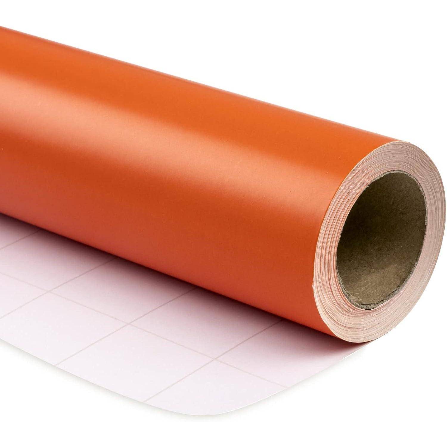 Geschenkpapier Mini Rolle Halloween Hochzeit Geburtstag Orange