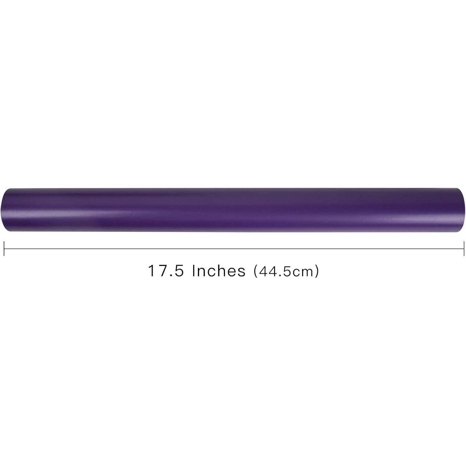 Geschenkpapier Minirolle Dunkellila 10m Halloween Dunkelviolett